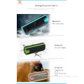 Great super bass sound quality bluetooth speaker with power bank and flashlight